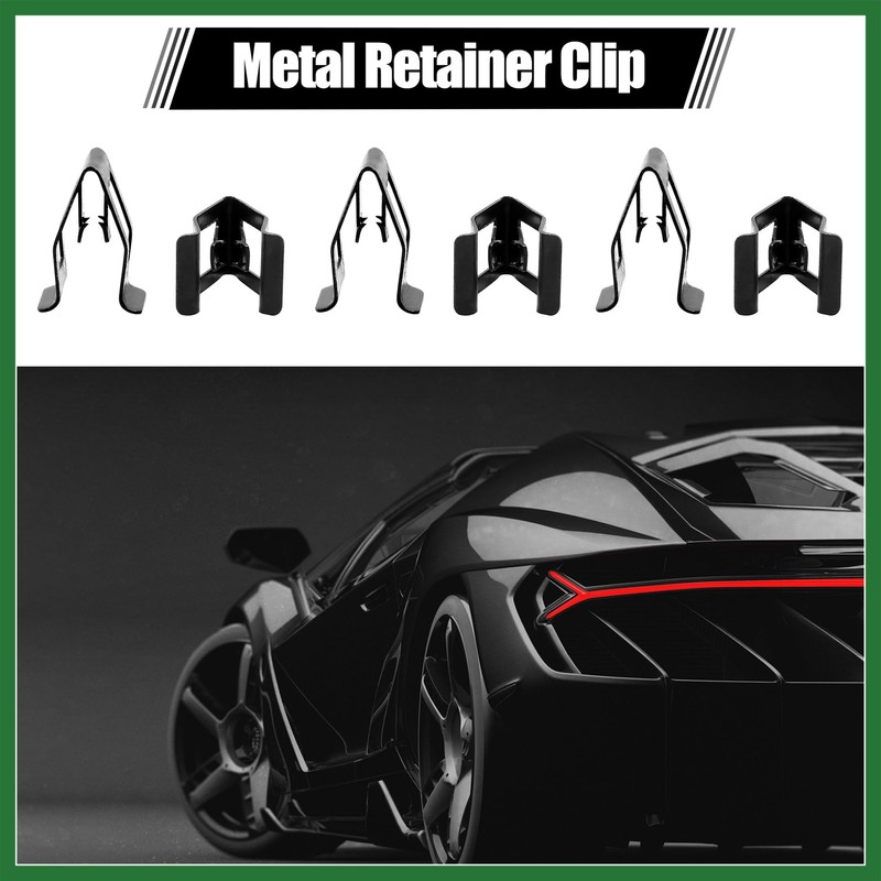 Motoforti 10 Pcs Console Dash Panel Fastener Retainer Clips Rivets