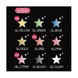 Zig Wink of Stella Brush,(No010 Glitter Black) & (No101 Glitter Gold) & (No999 Glitter Clear) Color 3pcs -Value Set