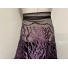 wowfabric4less123 Purple Black Embroidery Lace Fabric 50” Width Sold By