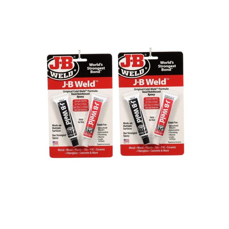 J-B Weld 8265S Original Steel Reinforced Epoxy Twin Pack -