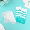 200Pcs Disposable Body Wipes, 7.8 x 9.8 inch Individually Wrapped