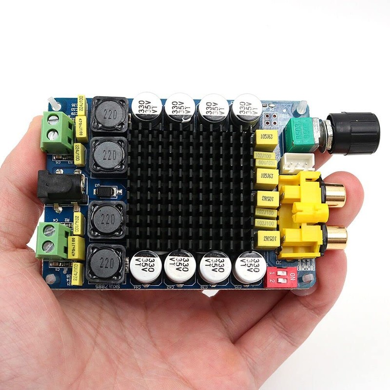 DollaTek TDA7498 2x100W Dual Channel Digital Class D Audio Amplifier