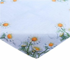 texpot Tablecloth 85 x 85 cm with print chamomile flowers butterflies Easter spring