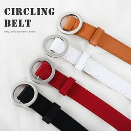 Nark21 Circle ring belt that goes well with anything NK91-BT-1 Optional Red F / 나크21  어디에나 잘어울리는 써클링 벨트 NK91-BT-1 선택사항레드F
