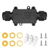 IP68 Waterproof Junction Box, 2 Way Cable Connector, External Junction