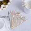 Cocktail Sticks Swizzle Picks, 200PCS Bamboo Cocktail Picks toothpicick with