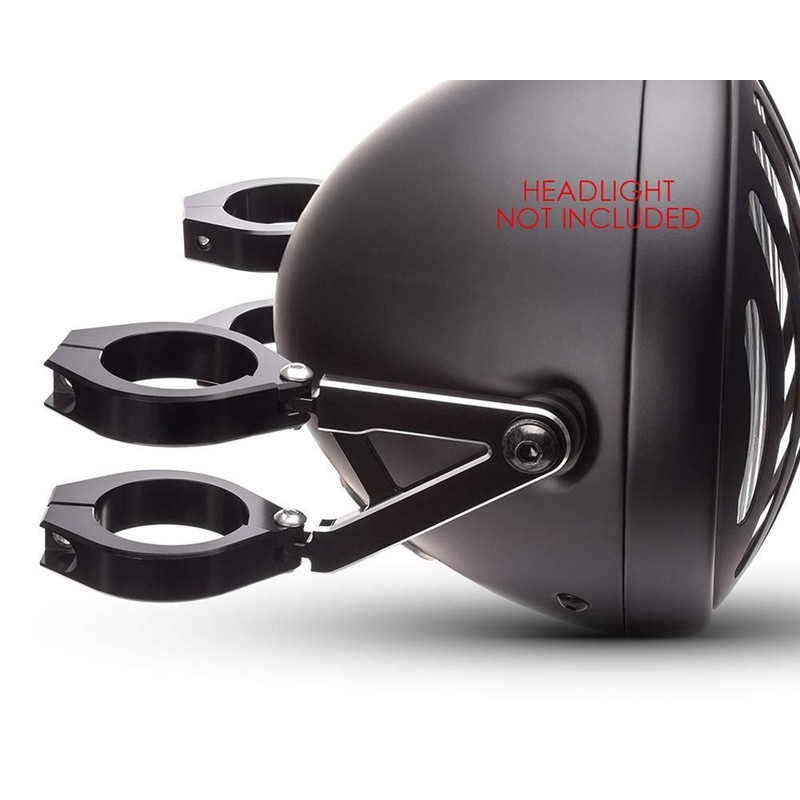 Motorcycle Headlight Holder with Short Arms for Custom Project Motorcycle