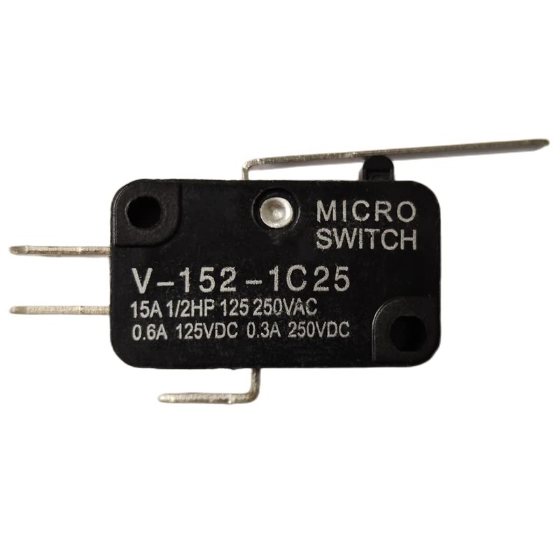 Szliyands 20-Pack V-152-1C25 Miniature Micro Limit Switch Momentary SPDT Snap