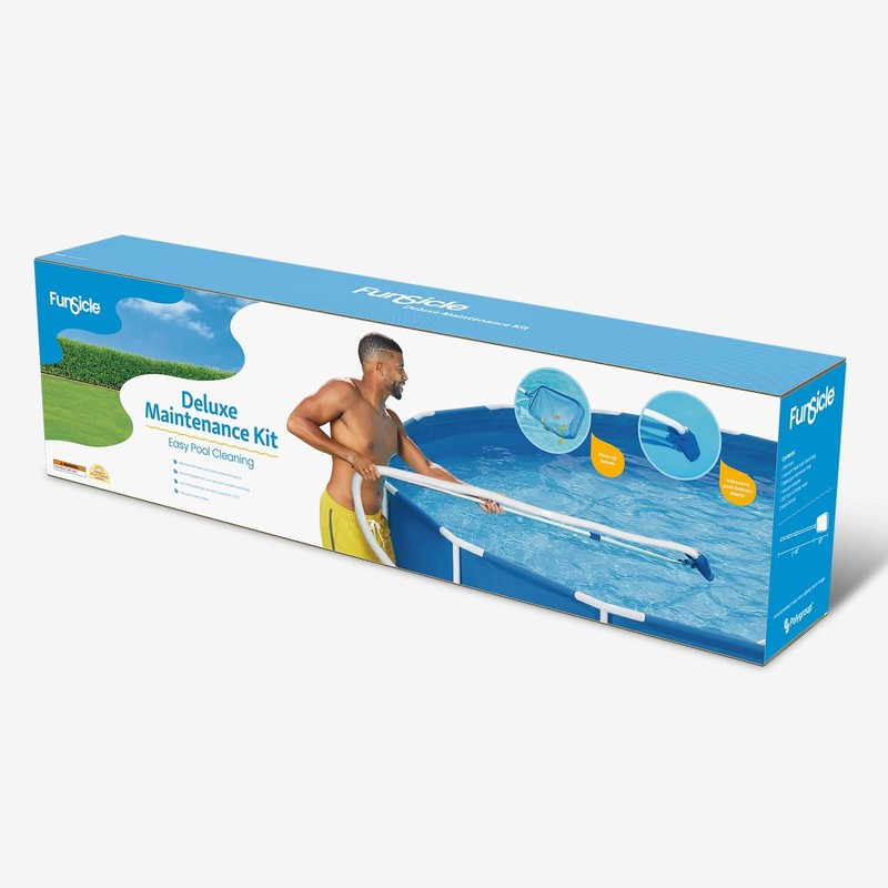 Funsicle Deluxe Maintenance Kit, Above Ground Swimming Pool Cleaning, Includes