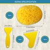 2 Pieces Knockdown Texture Sponge with 2 Pieces Scrapers for