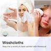 HOMEXCEL Microfiber Washcloths 12 Pack, Highly Absorbent and Soft Face