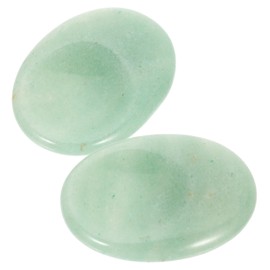 FOMIYES 2sets Natural Anxiety Relief Massage Stone Scraping Plate for Face Body 2pcs*2