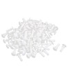 Sourcingmap Panel 11mm Length Nylon Push Clips Fasteners Rivets White