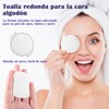 Lumbor37 Almohadillas de algodón, Almohadillas desmaquillantes Redondas de Algodón Orgánico,