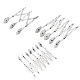 TopHomer 3PCS Pastry Cutter, Stainless Steel Pizza Slicer Multi-Round Dough Cutter Roller Cookie Pastry Cutter Wheel for Kitchen Baking (3 Wheels+5 Wheels+7 Wheels)