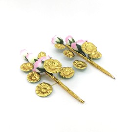 Yamaichi Shoten B-495 Bon Ornament, Mini Bon Flower, 2 Pieces, Approx. 7.9 inches (20 cm)