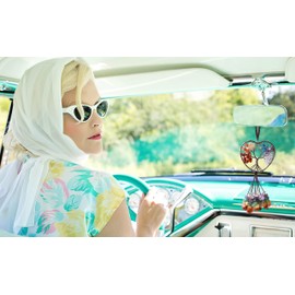 MAIBAOTA 7 Chakra Heart Shape Tree of Life Crystals Stone Decor Room Wall Decor Hippie Boho Meditation Hanging Ornament Gifts for Women