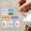 AIMO 5pcs Thermal Label Paper Roll for Q30 Label Maker