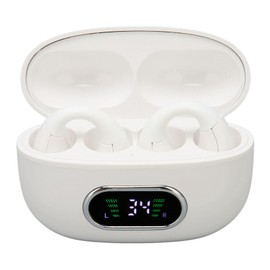 Fockety X9 Language Translator Earbuds, 144 Languages Clip On Instant Voice Language Translator Device Bidirection Simultaneous Translation, APP Offline Translation Online Translation