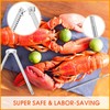 FoldTier 12 Pack Lobster Crackers and Picks Set Crab Cracker