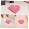 Gatuida 50pcs Heart Shaped Facial Sponges Soft Water Activated Cleansing