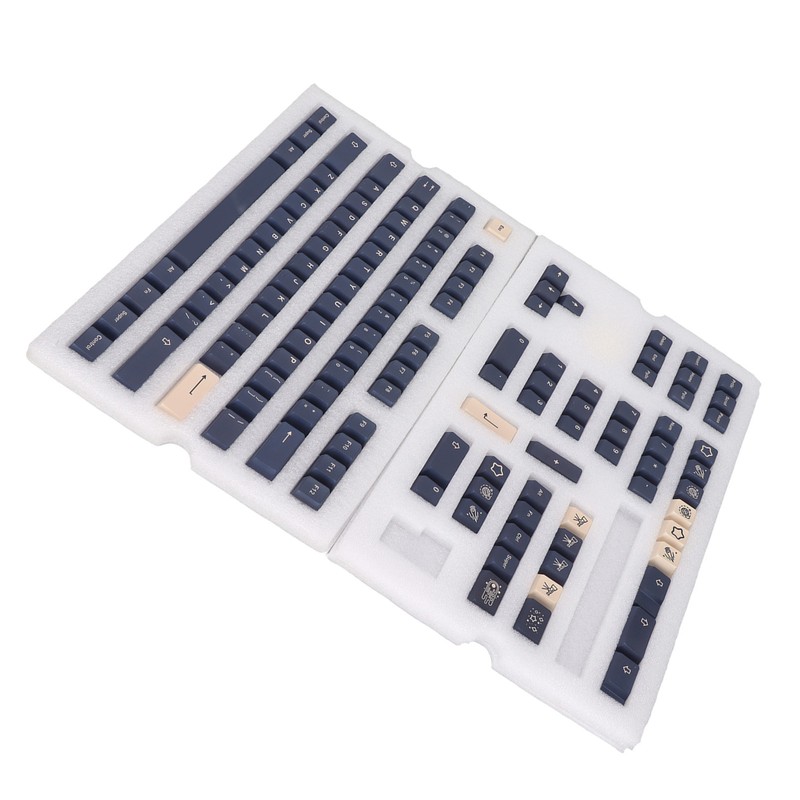 Mechanical Keyboard Keycap 128 Key PBT Keycap Set Contrasting Colors