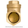 1/2" Brass Swing Check Valve - 200WOG