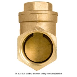 1/2" Brass Swing Check Valve - 200WOG