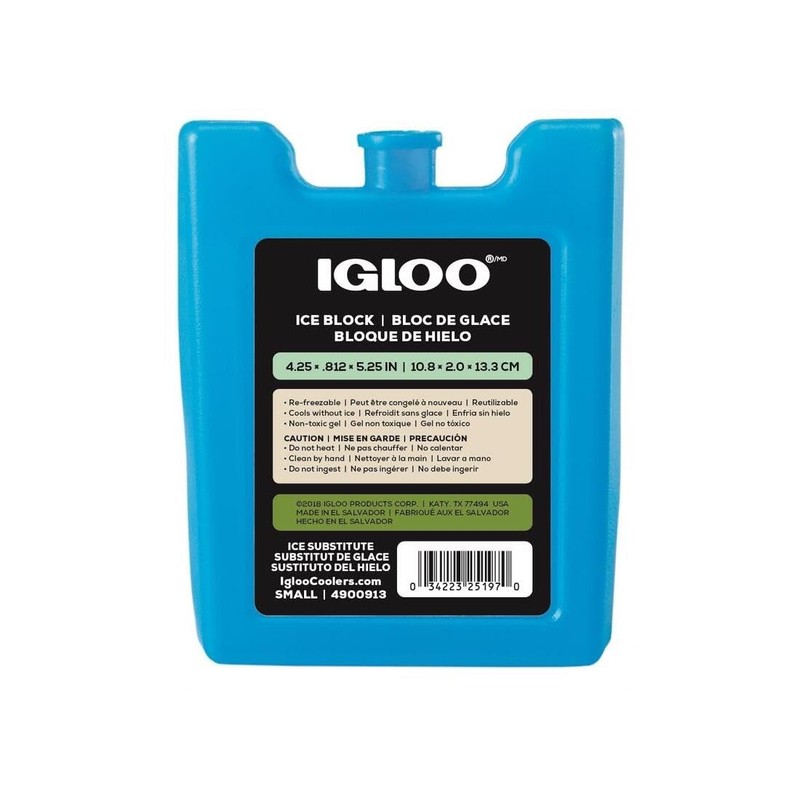 Igloo MaxCold Ice Gel Pack 6.8 oz Blue Rectangular Gel