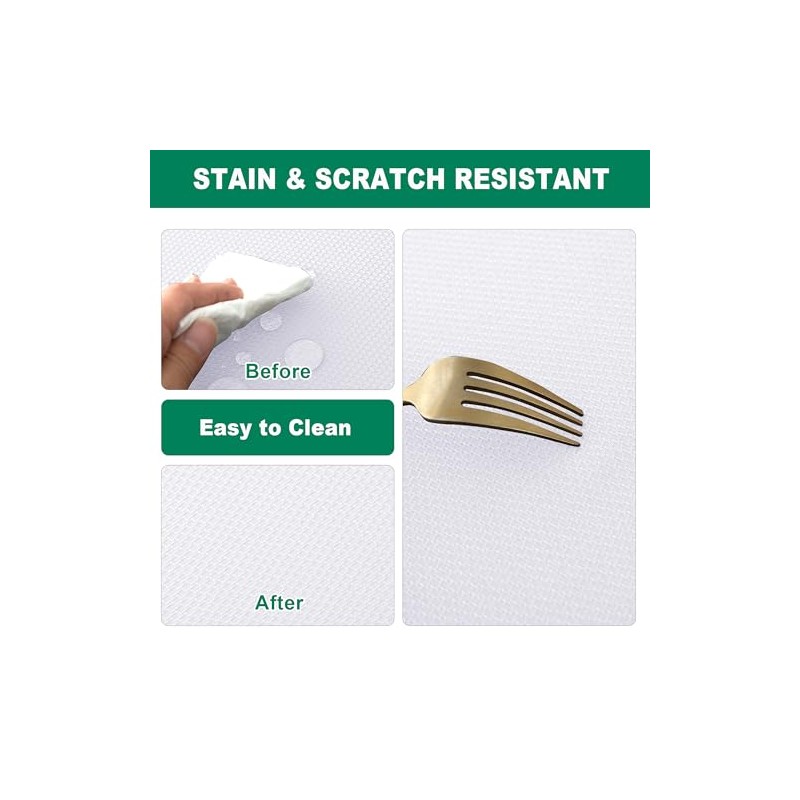 Biscaynebay Textured Fabric Round Tablecloths 60 Inches for Tables diameters