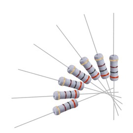 uxcell 100Pcs 200 Ohm Resistor, 1W 5% Tolerance Metal Oxide Film Resistors, Axial Lead, Flame Proof for DIY Electronic Projects and Experiments