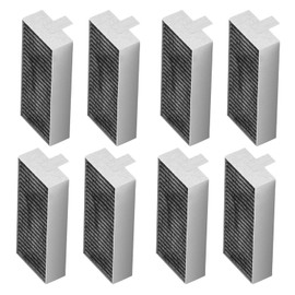8 Pack Activated Carbon Filters Compatible with Siemens HZ9VRCR0, Bosch HEZ9VRUD0, Neff Z821VR0, Gaggenau CA282111, and Constructa CCZ9VRCRCR0, Effective Air Purification for Recirculation Systems