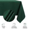PiccoCasa Tablecloth Rectangle Wrinkle and Water Resistant, Table Cloth Wipe