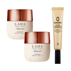 Izanox Sunquid Laha Trucell 50ml x2 + Black Ruby Collagen Eye Cream 30ml / 이자녹스 선퀴드 라하 트루셀 50ml x2 + 블랙루비 콜라겐 아이크림 30ml