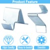 24 Pcs Shelf Clips for Metal Shelving, Cabinet Shelf Clips