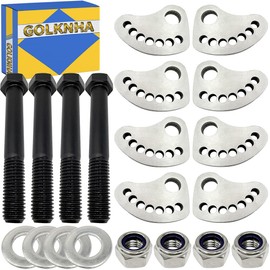 GOLKNHA ±1.5 Degree Camber Lock Alignment Fix & Upper Arm Cam Bolt Kit Compatible with Silverado Sierra Silverado 3500 2500 1500 304 Stainless Steel 1999-2019