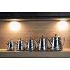 Cafe Olé ABT-024 Tea Pot, Stainless Steel, Silver