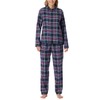 Schiesser Women's Long Pyjamas with Button Placket, Soft Cotton Woven