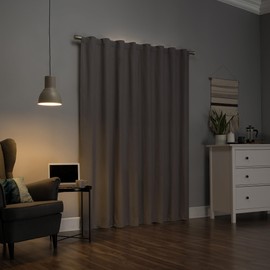 Sun Zero Cyrus 2-Pack Thermal Total Blackout Back Tab Curtain Panel Pair