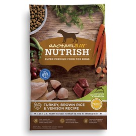 Rachael Ray Nutrish Super Premium Dry Dog Food, Turkey, Brown Rice & Venison Recipe