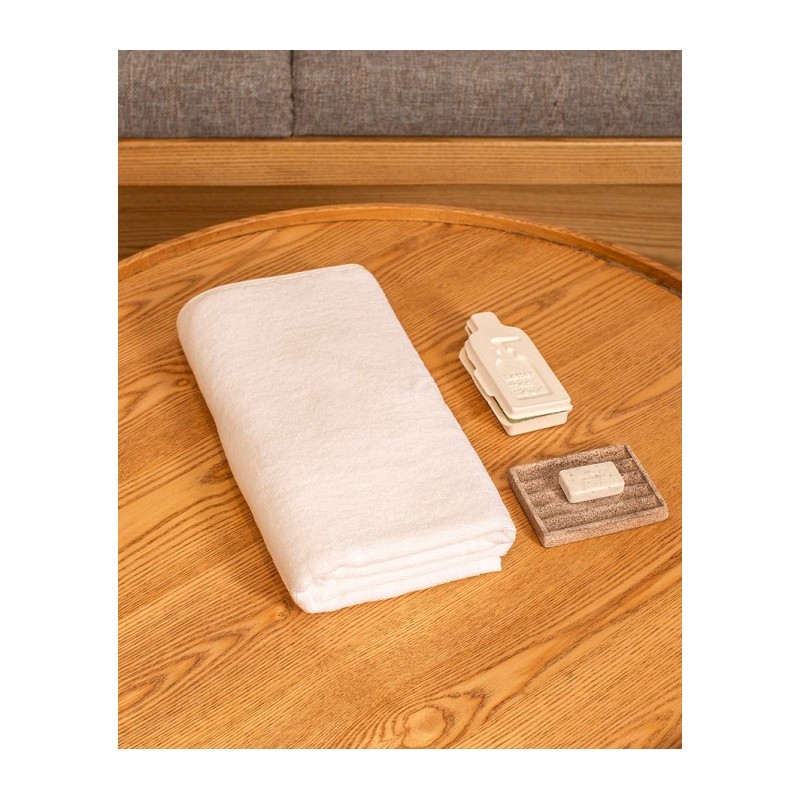 JAJU [JAJU] Lightweight Bath Towel_140x70cm_White