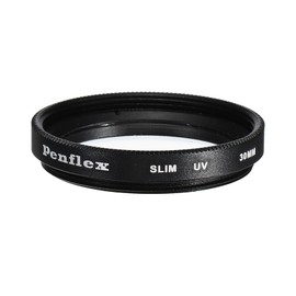 PATIKIL 30mm Filter 2 Pack Protective Filter SLIM UV Protection Camera Lens Filter Aluminum Optical Camera Accessories Clear Photo 30mm Camera Lens Filter for Photography