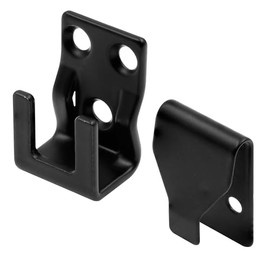 Prime-Line U 9922 Aluminum Adjustable Security Bar for Sliding Doors, Adjusts from 28 in. to 48 in., Matte Black Finish (Single Pack)