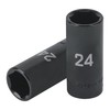 Truper D-7324-ML, Dado largo impacto de 24 mm, 6 puntas,