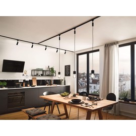 Paulmann 96914 Universal URail Pendant Adapter max. 50W 230V Black matt Rail System