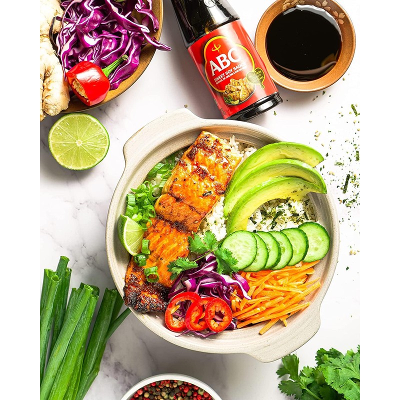 ABC Sweet Soy, Black Dark Marinade, 20.3 Oz, Savory Sauce,