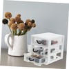 VICASKY Elegant Desk Organizer White Desktop Storage for Cosmetics Sundries