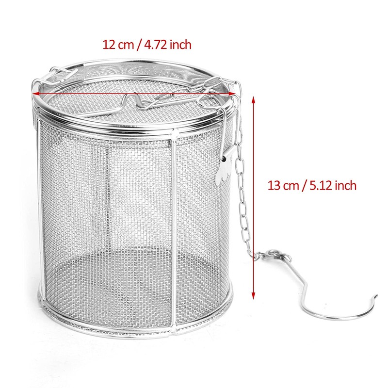 Zerodis Stainless Steel Tea Strainer Soup Spices Separated Basket Filter