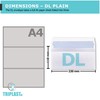 Triplast 20 x DL White Self Seal Security Envelopes (Size:
