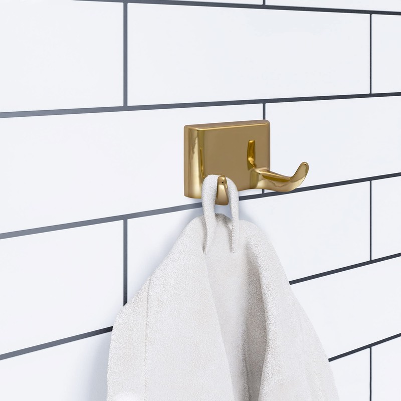 Design House 533307 Millbridge Classic Double Robe Hook for Bathroom